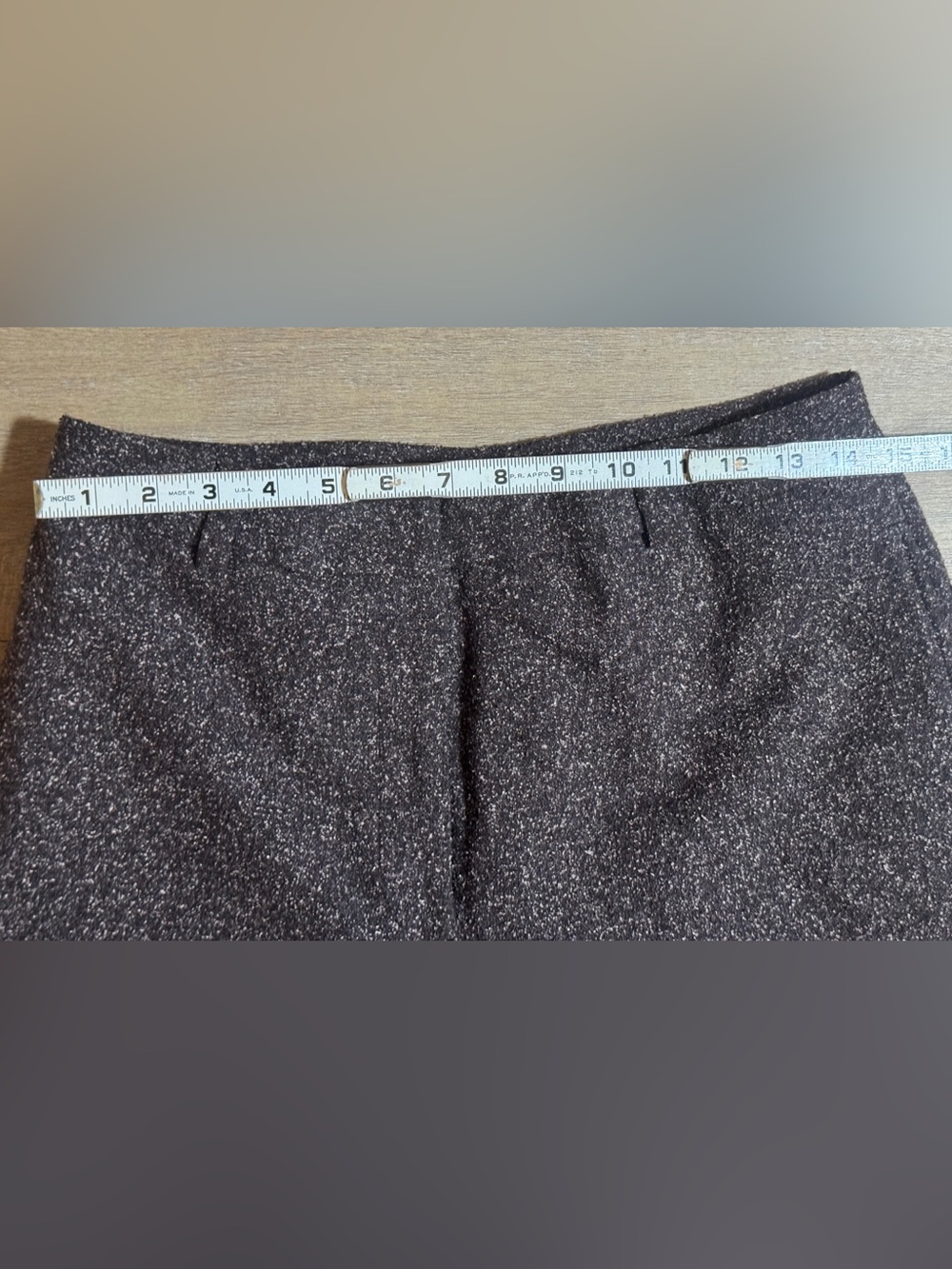 Vintage Kasper’s Wool Silk Blend Dark Brown Dress Pants - Picture 4 of 10